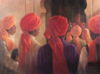 Temple Steps, 2012 by Lincoln Seligman